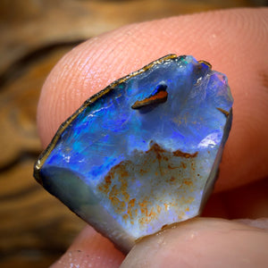 6.2cts - Yowah Nut Crystal Centre Opal Rough Piece