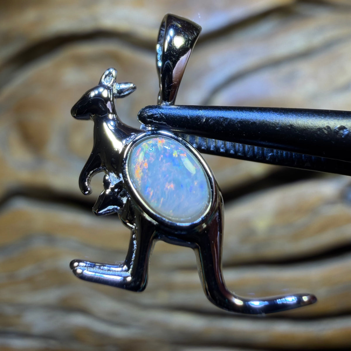 Sterling Silver - WHOLESALE 10 PIECE PENDANT PARCEL. South Australian Solid Opal Jewellery