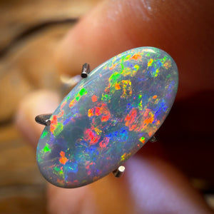 1.94cts - Gem Lightning Ridge Black Opal