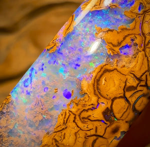 69.2cts - Yowah Nut Tribal Opal w/ Partial Crystal Centre!