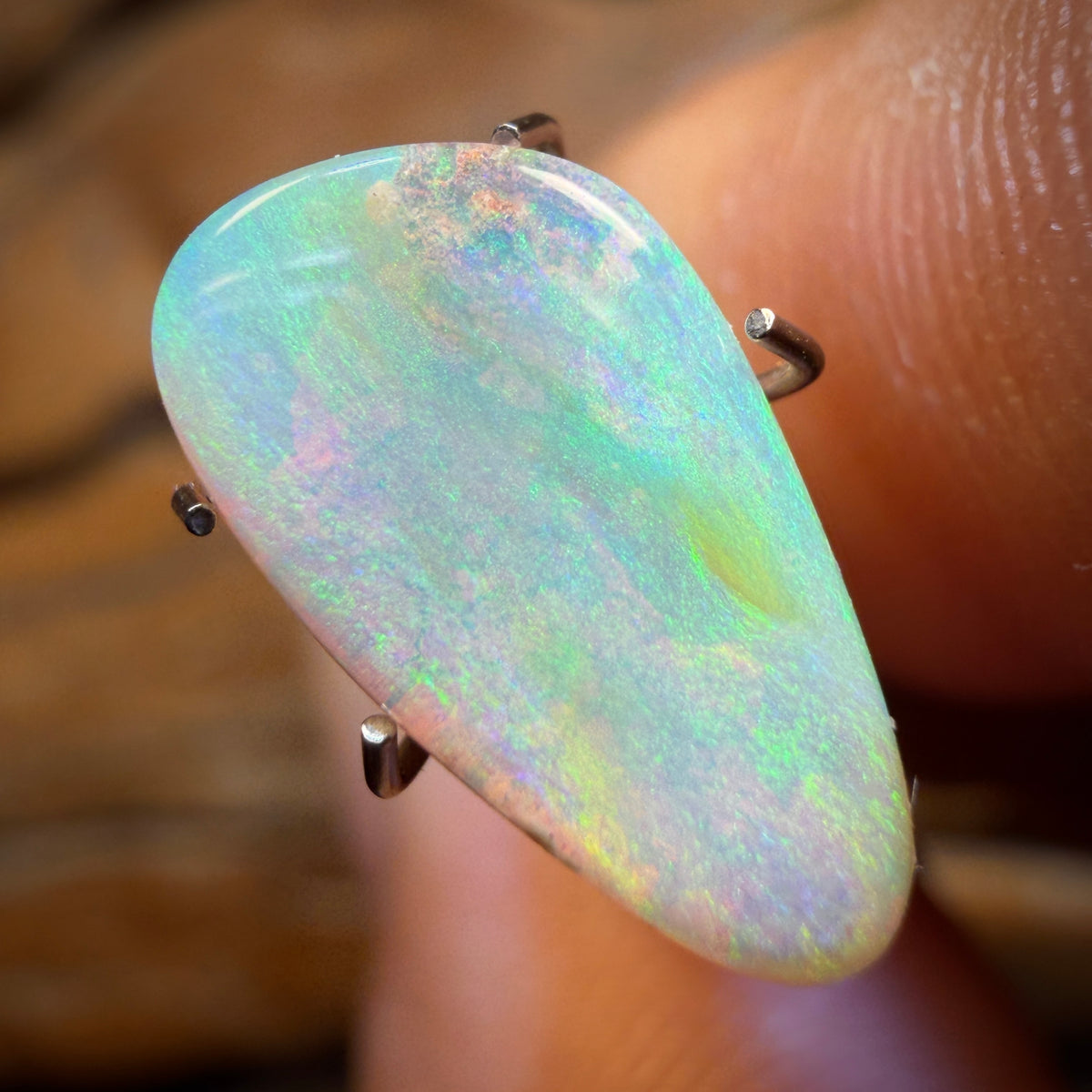 2.3cts - Solid Australian Boulder Pipe Crystal Opal