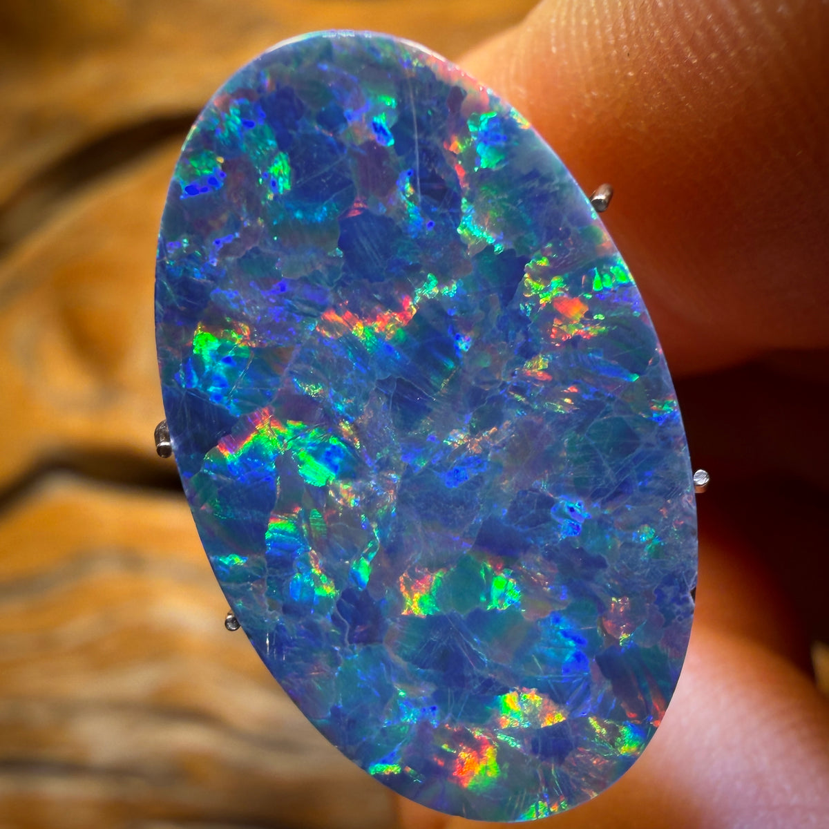7.2cts - Lightning Ridge Opal-Doublette