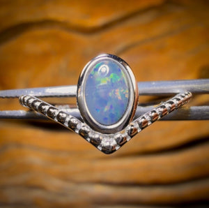 48-Hour VIP Crazy Offer Sterling Silver - Queensland Boulder Opal Doublet Ring