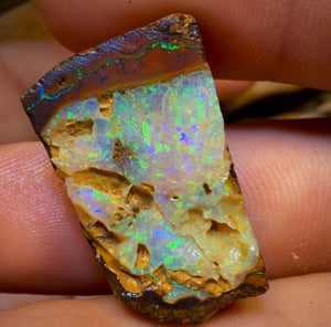 🔒183,2 ct – 6x Rohopal aus Yowah-Nuss. Australischer Boulder-Opal.