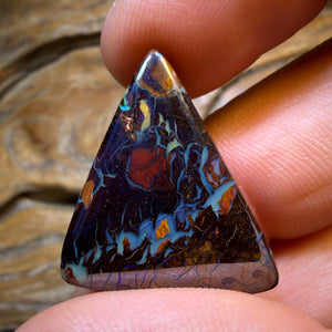 HDW 34.5cts - Black Tribal Koroit Nut Opal. Australian Opal