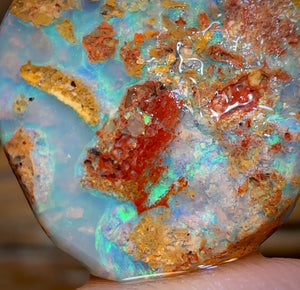 17.9cts - Boulder Pipe Opal Rub. Australian Opal