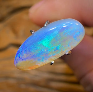 2.9cts -“Little Boy Blue”  Lightning Ridge Crystal Opal - Opal Whisperers