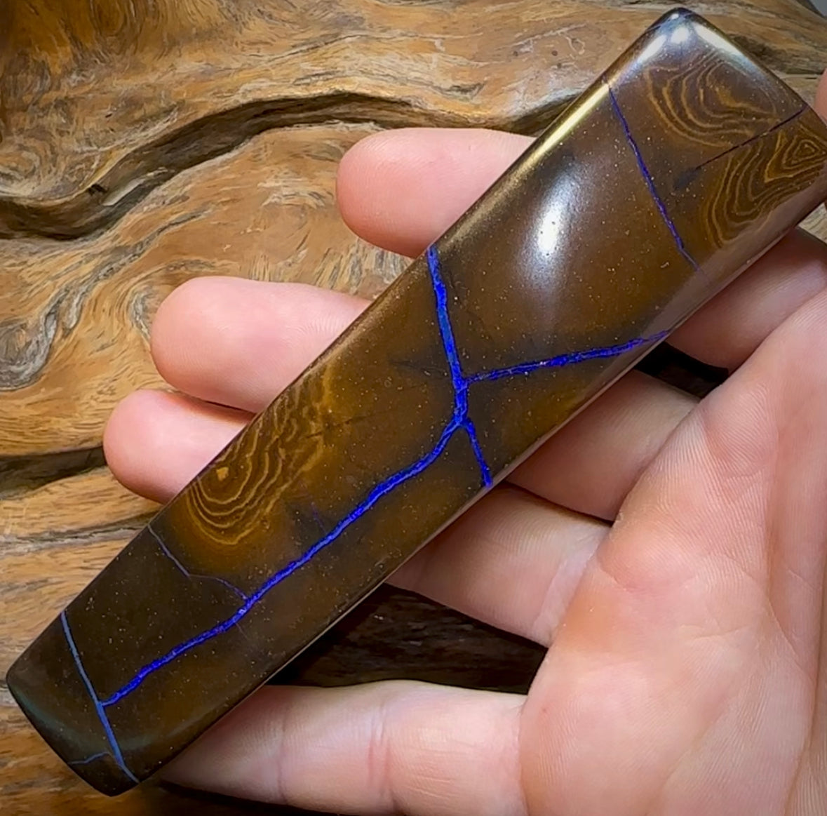 844.4cts- Polished Queensland Boulder Opal Specimen. Massive Heritage Piece - Opal Whisperers