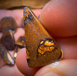 73.4cts - 10x Australian Tribal Boulder Opal’s. Wholesale Dealers Parcel