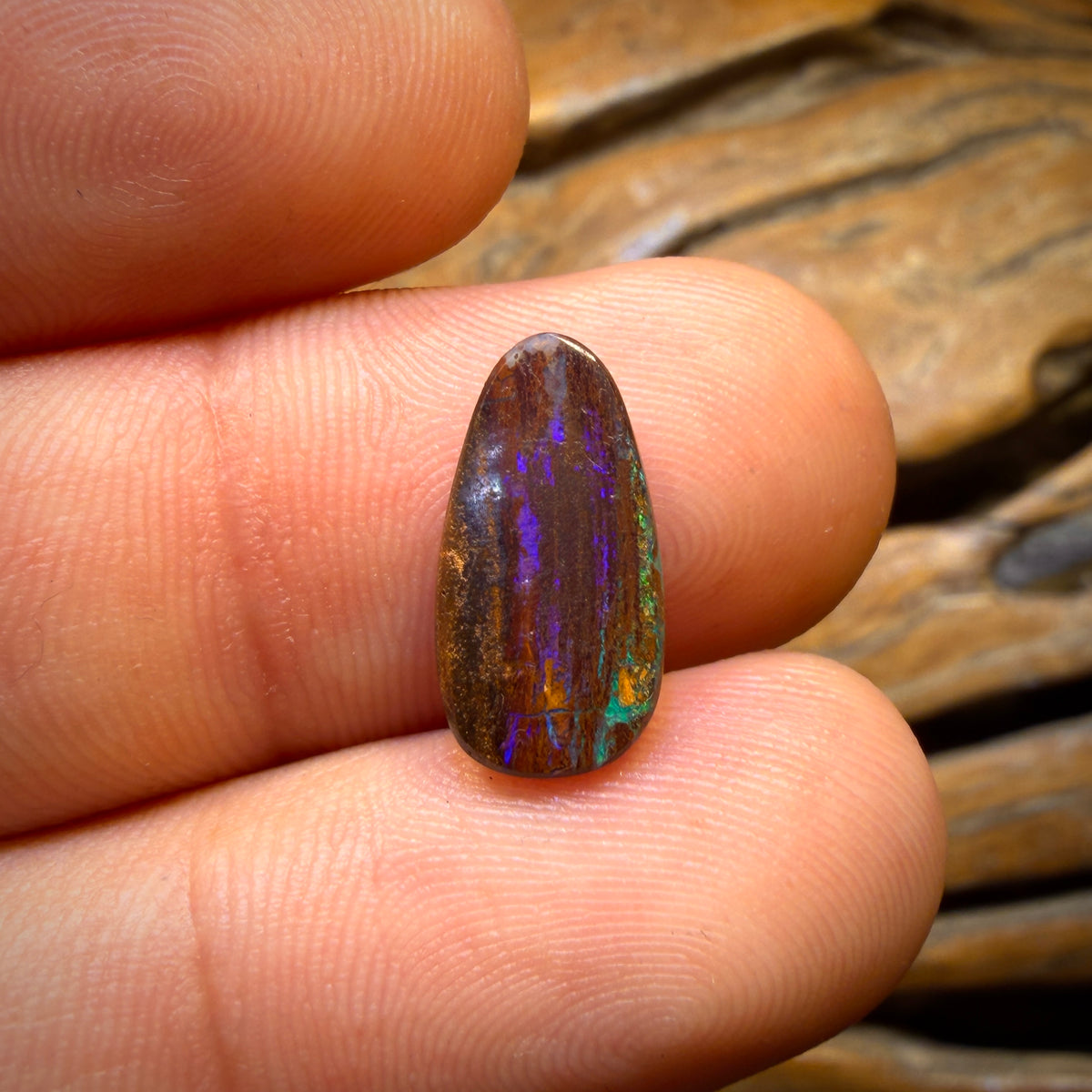 2.8cts - Wood Fossil Replacement Boulder Opal from Yowah