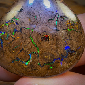 68.2cts - Queensland Boulder Opal. Bubbleband Formation