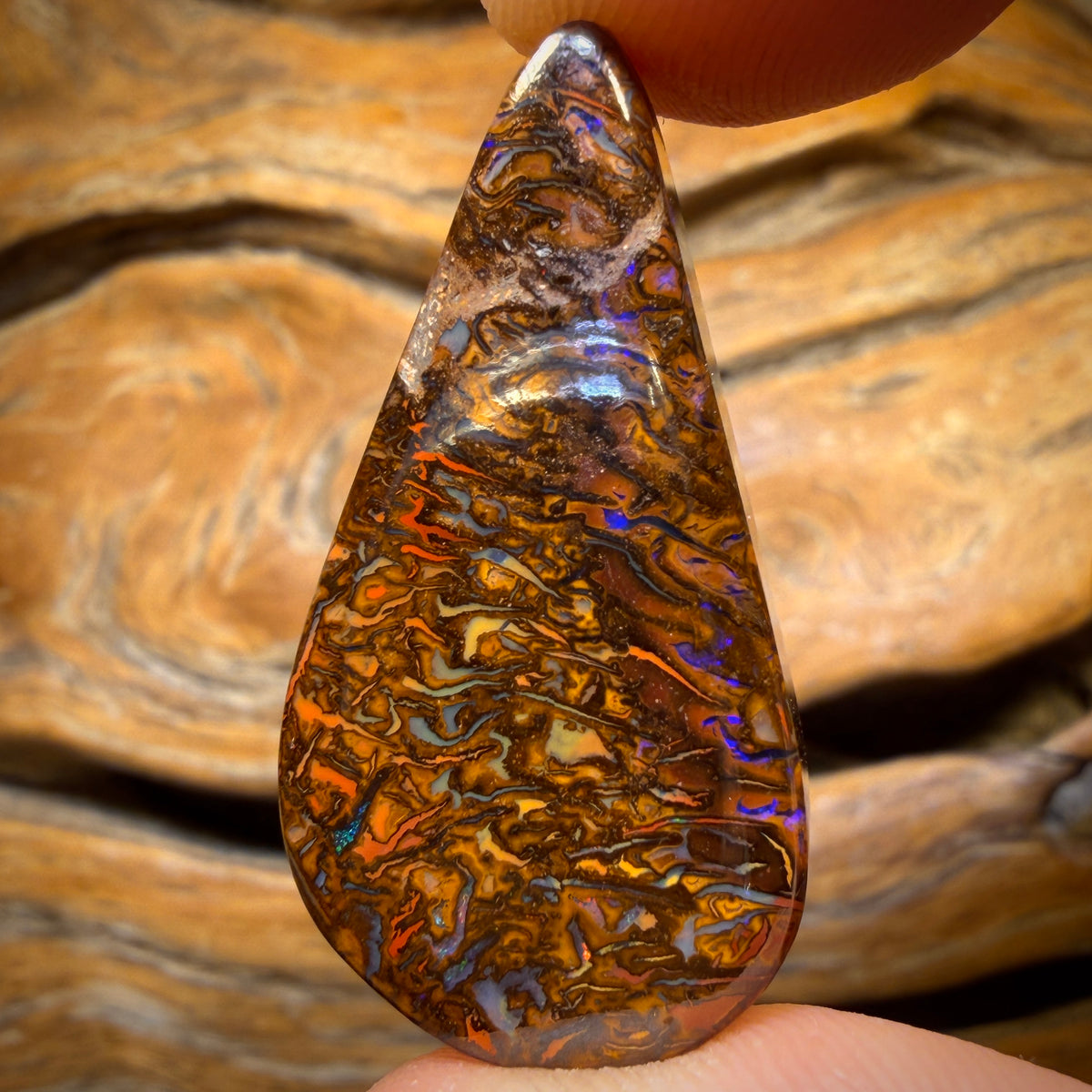 50.5cts - Tribal Yowah Nut Opal. Double Sided