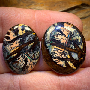 50.8cts - Yowah Nut Kernel Opal Pair