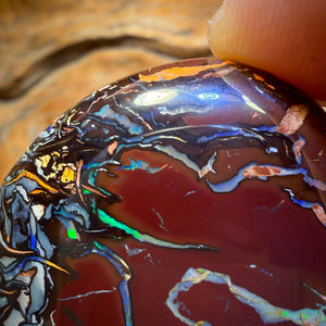 Half Price Card! 320.8cts - Huge Tribal Queensland Boulder Opal from Koroit