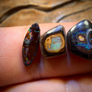 🔒15.4cts - 6x Australian Boulder Opal’s. Wholesale Dealers Parcel