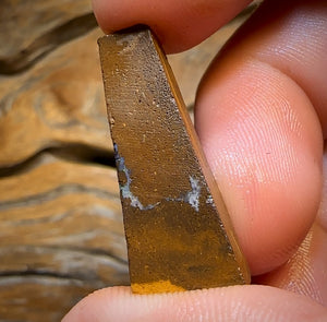 🔨 AUCTION 🔨 “Red Fire Landscape” 21.8cts - Queensland Boulder Seam Opal Rub