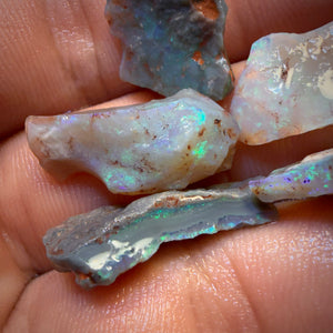 29.9cts - 5x Lightning Ridge Opal Rough Parcel