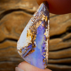 🔨 AUCTION 🔨 8.5cts - Solid Australian Boulder Pipe Opal Double Sided