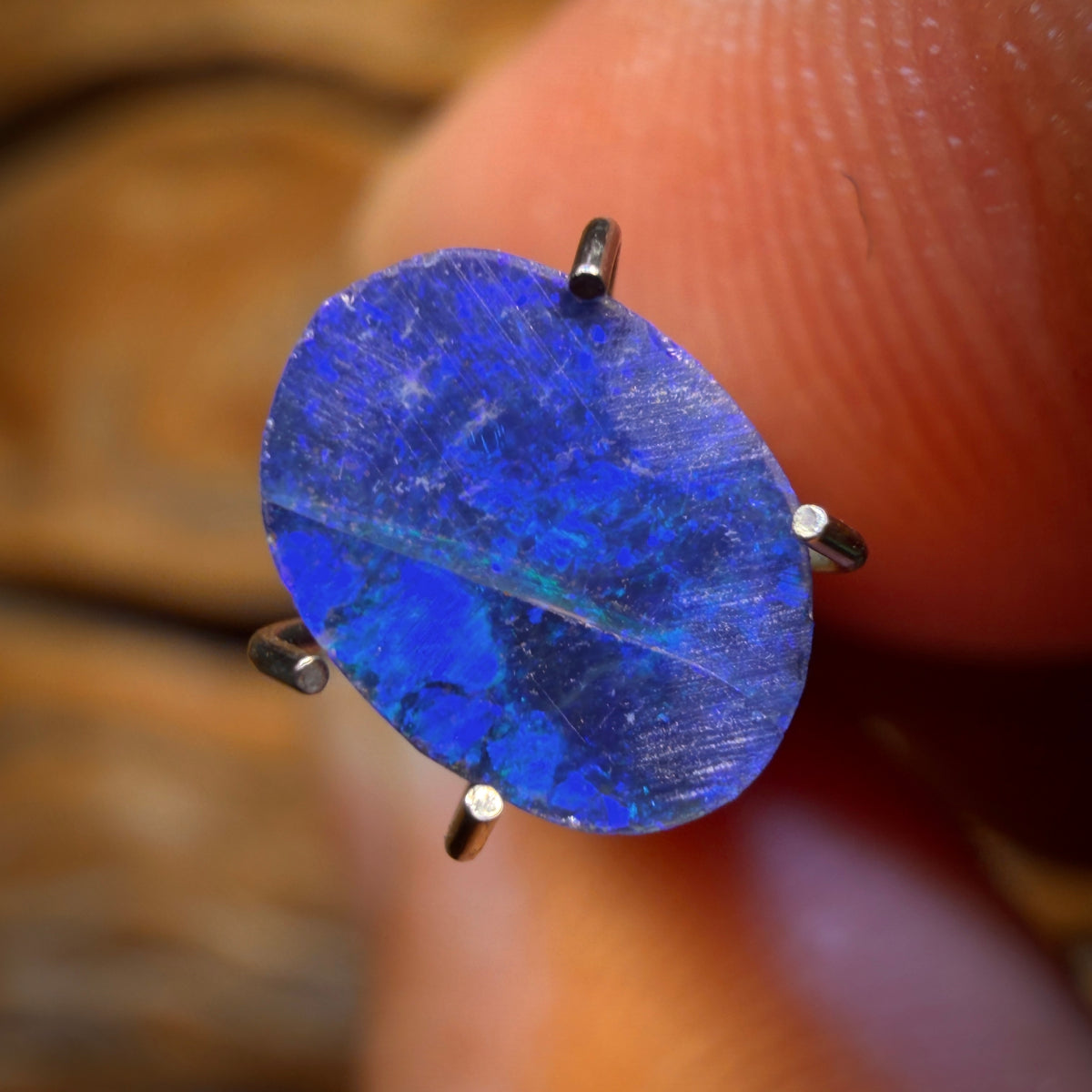 🔨 AUCTION 🔨 0.85cts - Lightning Ridge Opal Doublet. RECUTTERS DELIGHT