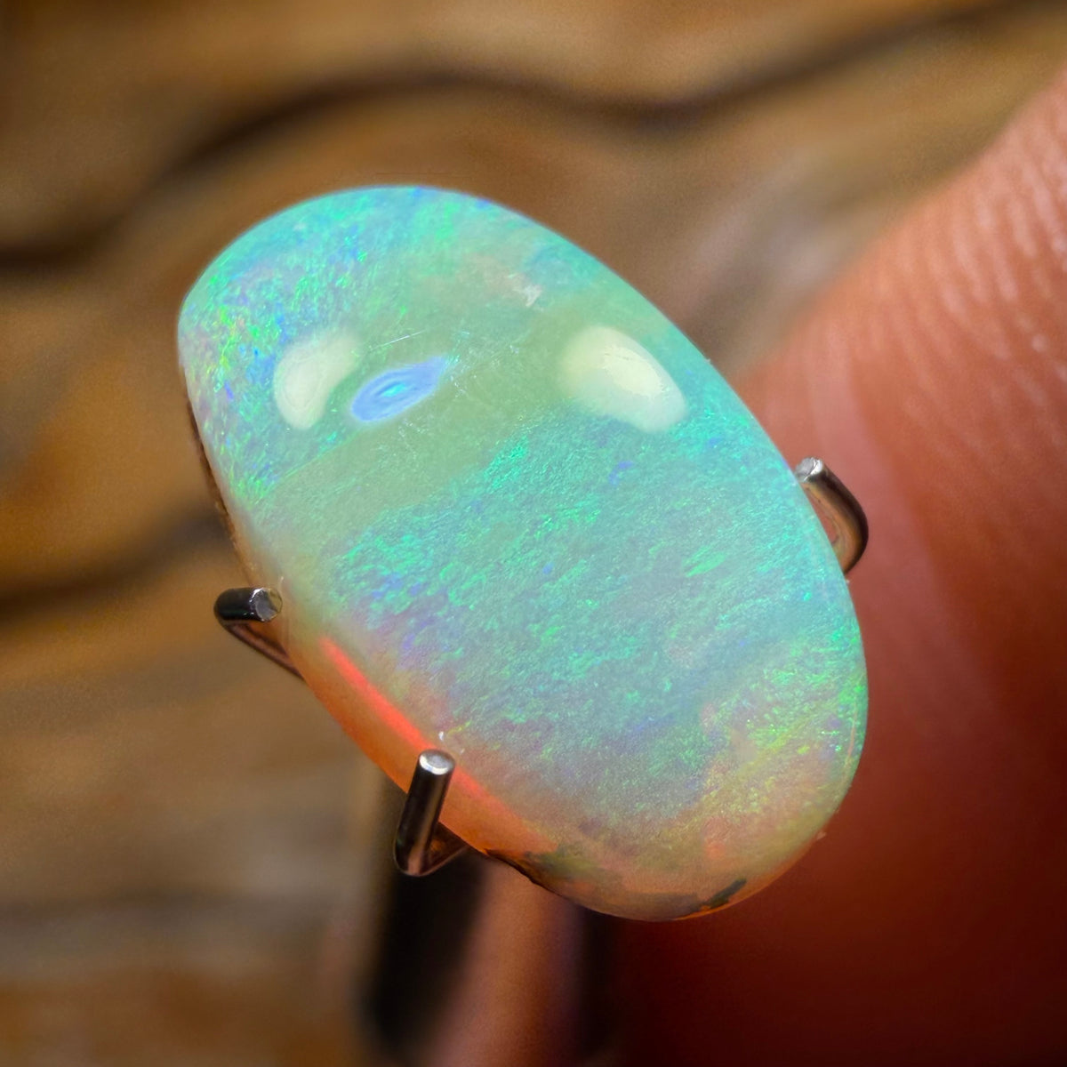 2,1 Karat – Solider australischer Boulder-Pipe-Kristallopal