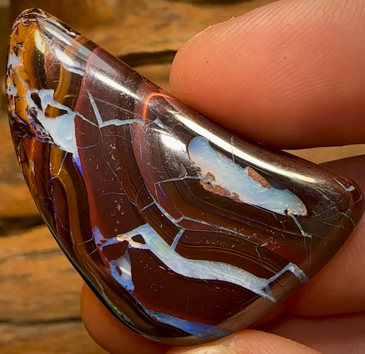 106.9cts - Queensland Boulder Opal from Yowah - Opal Whisperers
