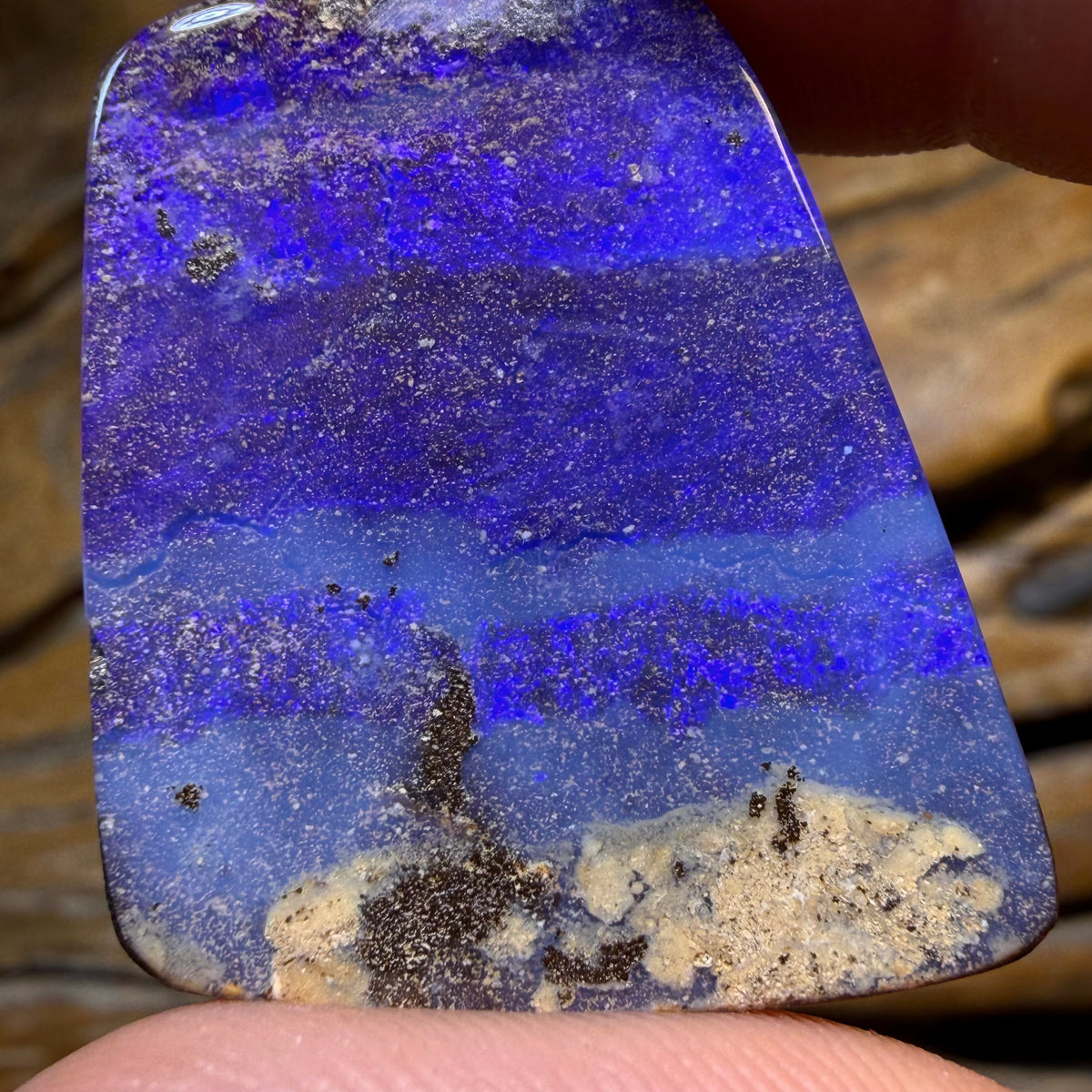 54.1cts - What Is It Large Australian Boulder Seam Opal Picture Stone