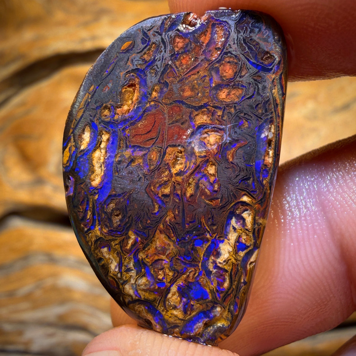 52.4cts - Tribal Yowah Nut Opal Rub. Featured on ‘OUTBACK OPAL HUNTERS’!!