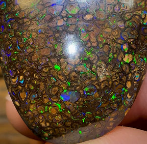 63.2cts - Yowah Nut Tribal. Australian Boulder Opal - Opal Whisperers