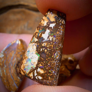 60.9cts - 3x Australian Tribal Boulder Opal’s. Wholesale Dealers Parcel