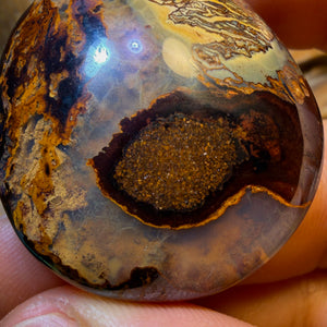 OpalFest WildCard! The Travelers Awesome Picture Stone 148.3cts - Tribal Yowah Nut Kernel Opal. Australian Opal