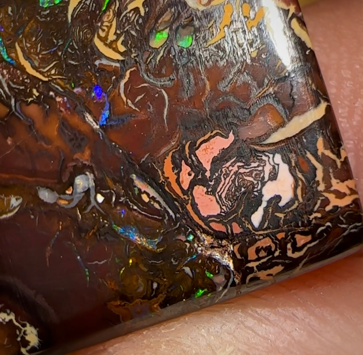 23.8cts - Queensland Boulder Opal Great Pattern - Opal Whisperers