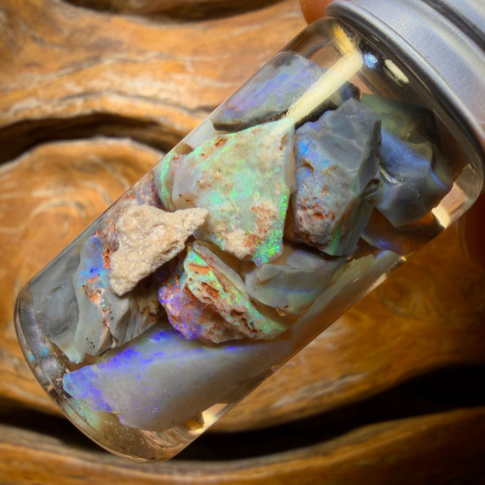 53.1cts - Lightning Ridge Opal Vial