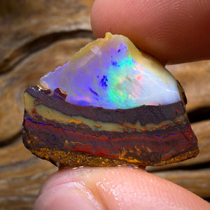 53.2cts - Partial Yowah Nut Crystal Centre Opal Rough Piece