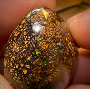 97.6cts - Large Thick Double Sided Tight Tribal Queensland Boulder Opal from Yowah