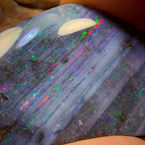 “Set in Stone” - Private Collector Acquisition  - “Slip Stream” 98.6cts - Top Australian Boulder Seam Opal