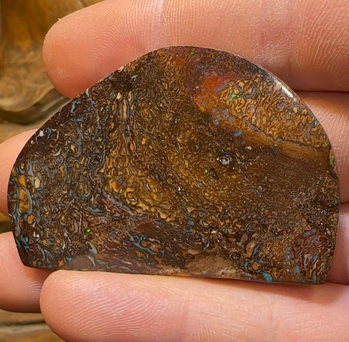 139cts - Yowah Tight Tribal Australian Boulder Opal - Opal Whisperers