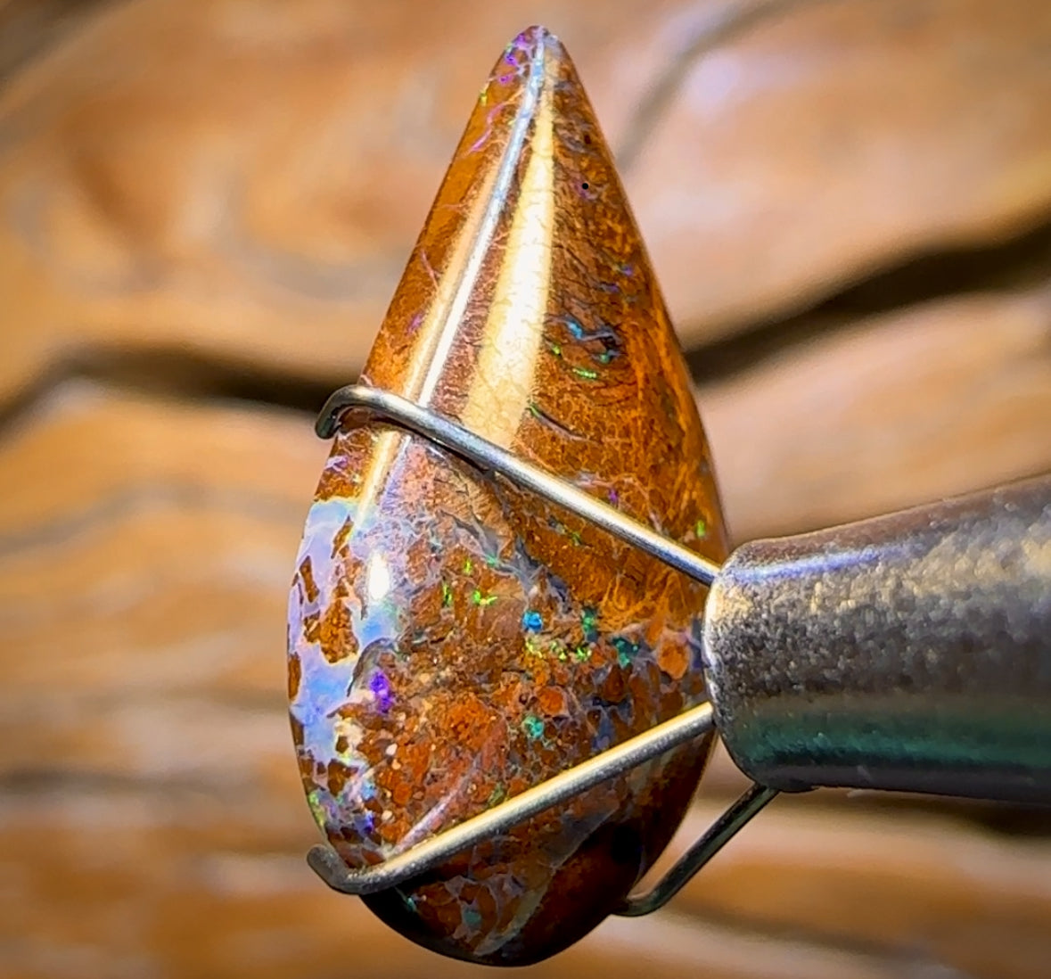 7.5cts - Australian Boulder Opal from Yowah Double Sided