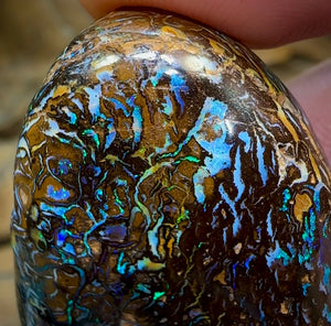 80.6cts - Yowah Nut Opal. Tribal Pattern