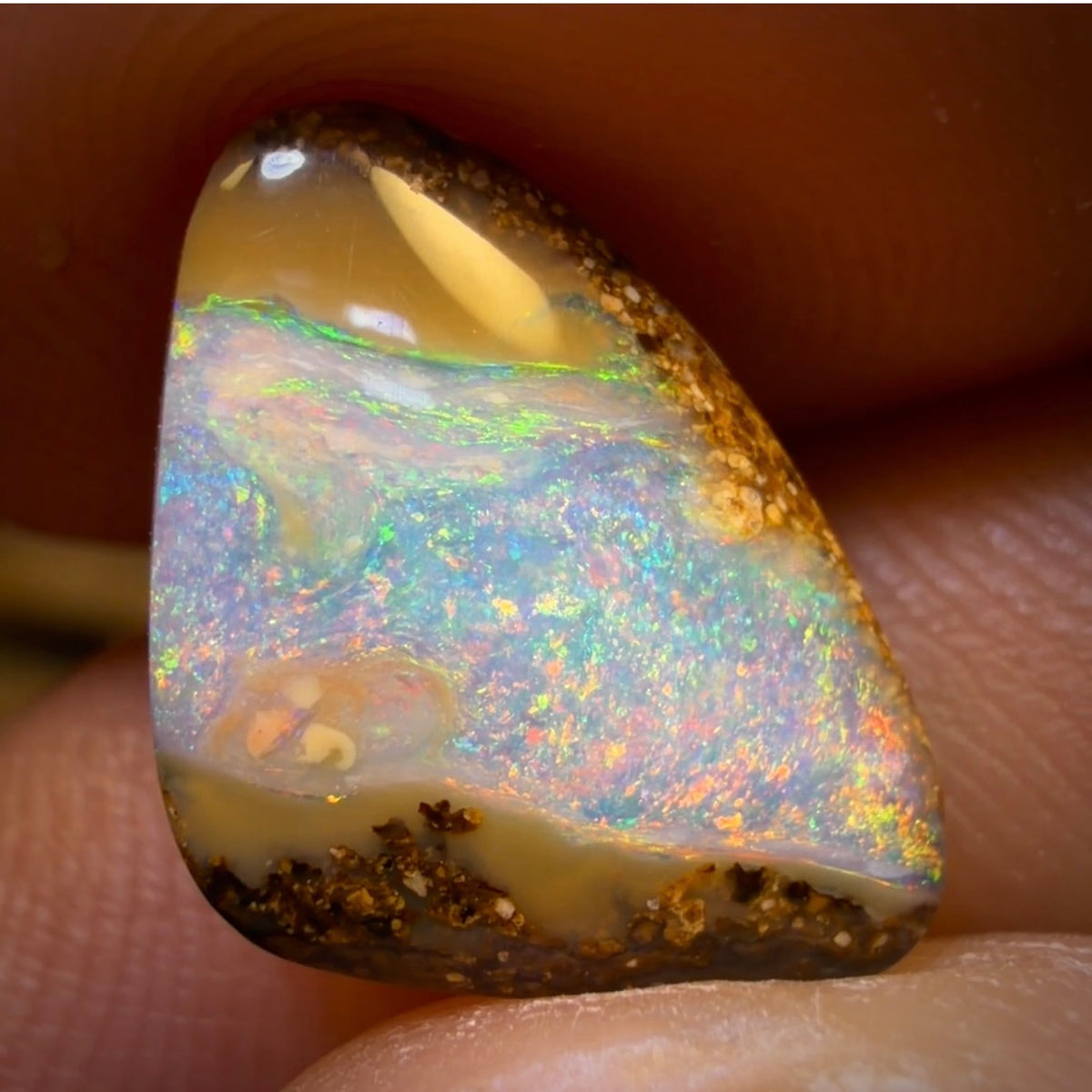 4.1cts - Solid Australian Boulder Pipe Opal