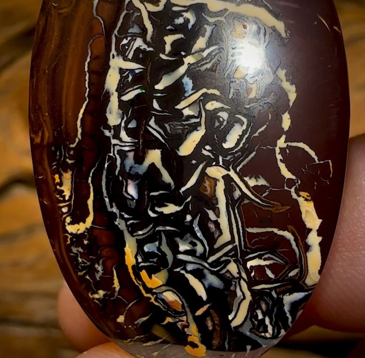 Auction Fall-Through = Your Gain! 🔥 Now More Than 50% Off RRP 🚨  62.2cts - Wow Tribal Queensland Boulder Opal. Tribal Matrix Double Sided