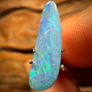 TGIF 2.7cts - Scandinavian aka Ice Blue Australian Boulder Seam Opal from Winton