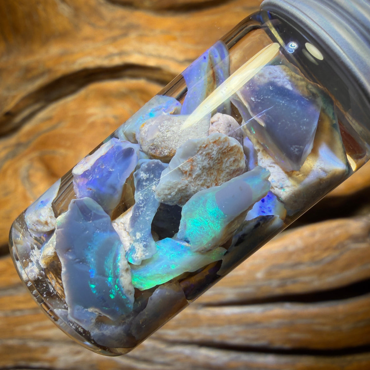 54cts - Lightning Ridge Opal Vial