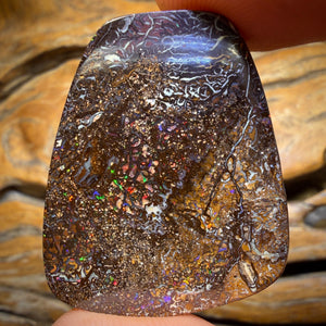55.4cts - Tight Tribal Yowah Nut Opal. Australian Opal