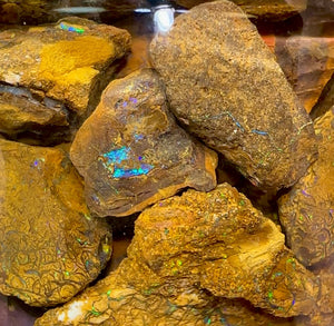 139.1g - Jar of Rough Australian Boulder Opal