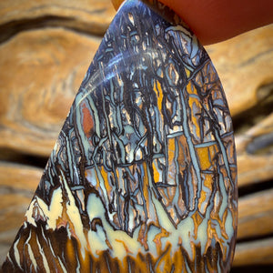 Aren’t you glad you waited wild card! 230.6cts - Top Tribal AO Style Queensland Boulder Opal Matching Pair