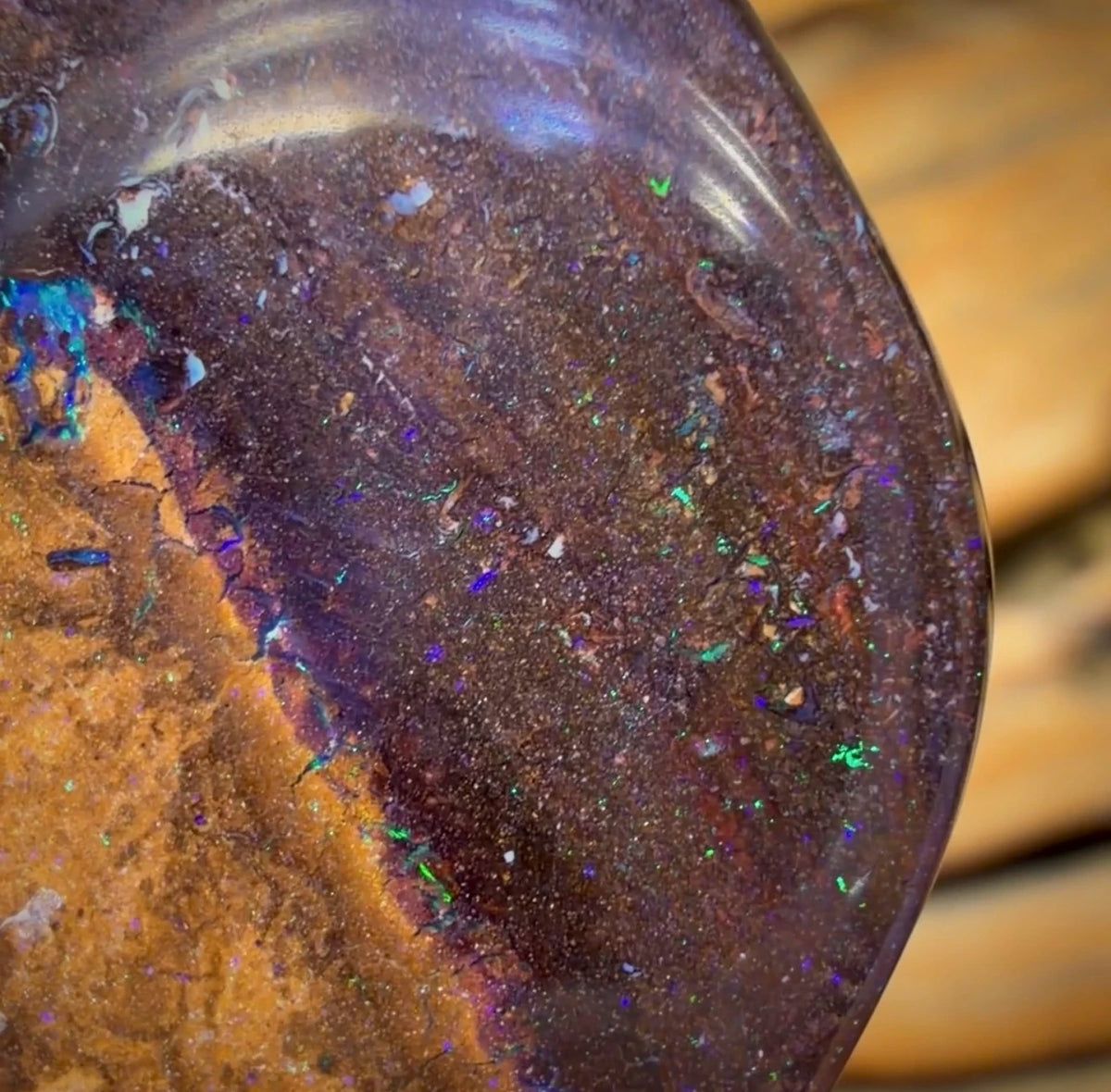 Wild Card! 50.9cts - Tribal Australian Boulder Opal from Yowah
