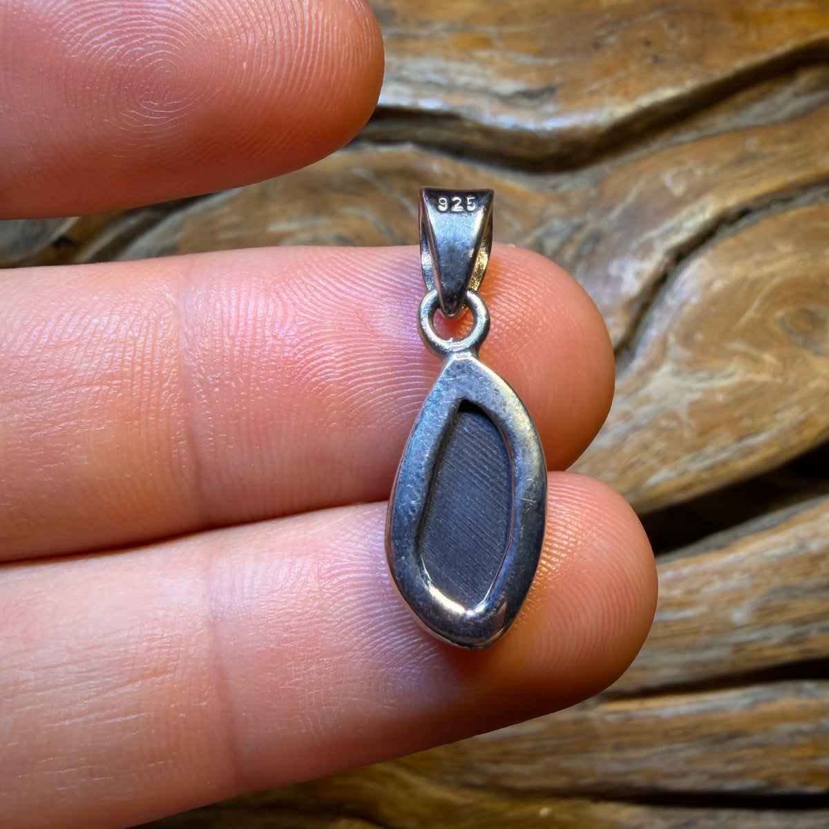 Sterling Silver - Lightning Ridge Opal Doublet Pendant