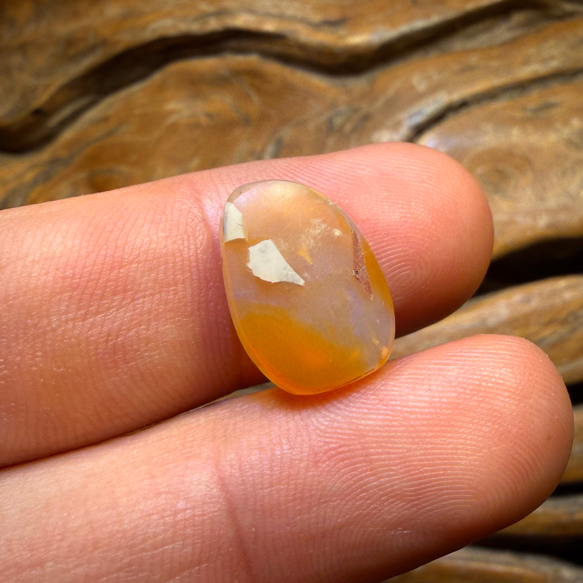 6.8cts - Solid Australian Boulder Pipe Crystal Opal