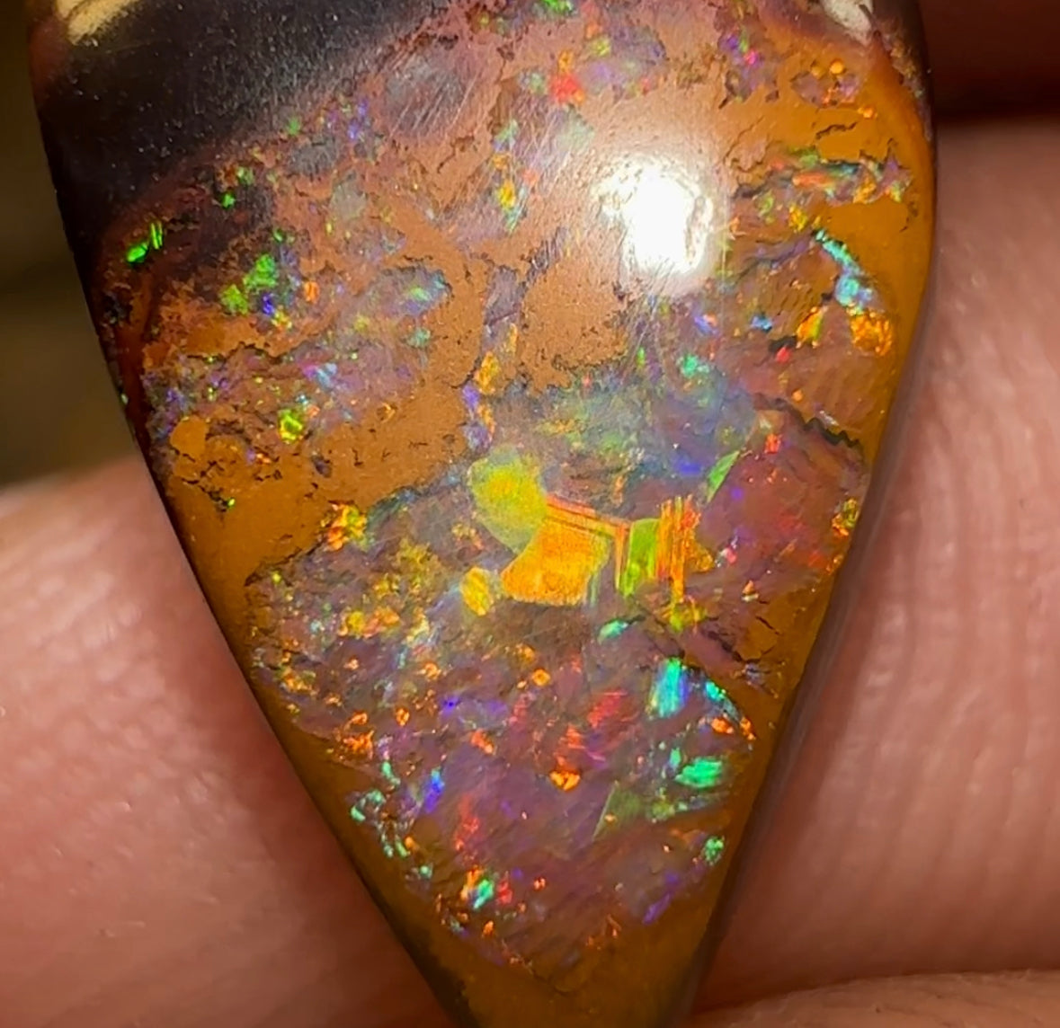 5.1cts - Queensland Boulder Australian Opal - Opal Whisperers