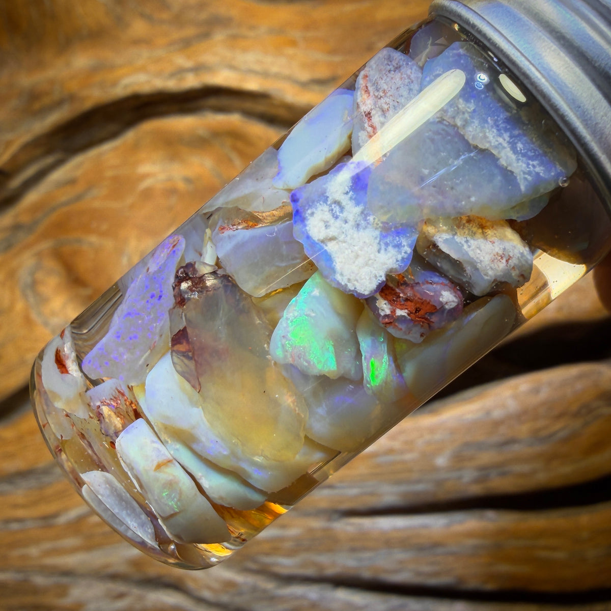 57.9cts - Lightning Ridge Opal Vial